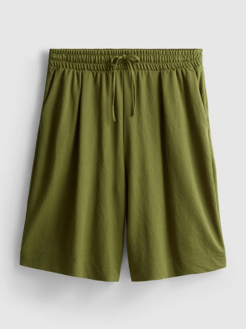 Lässige, strukturierte Bermudashorts