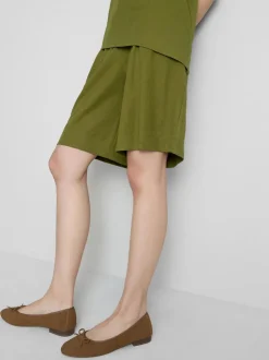 Lässige, strukturierte Bermudashorts