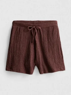 Lässige strukturierte Shorts