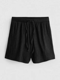 Lässige strukturierte Shorts