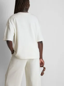 Lässiges T-Shirt mit hohem Baumwollanteil