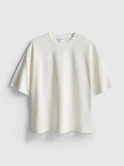Lässiges T-Shirt mit hohem Baumwollanteil
