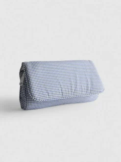 Make-up-Tasche aus Canvas mit Vichy-Karos