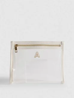 Make-up-Tasche mit Initiale