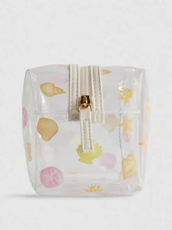 Make-up-Tasche mit Muschelmuster