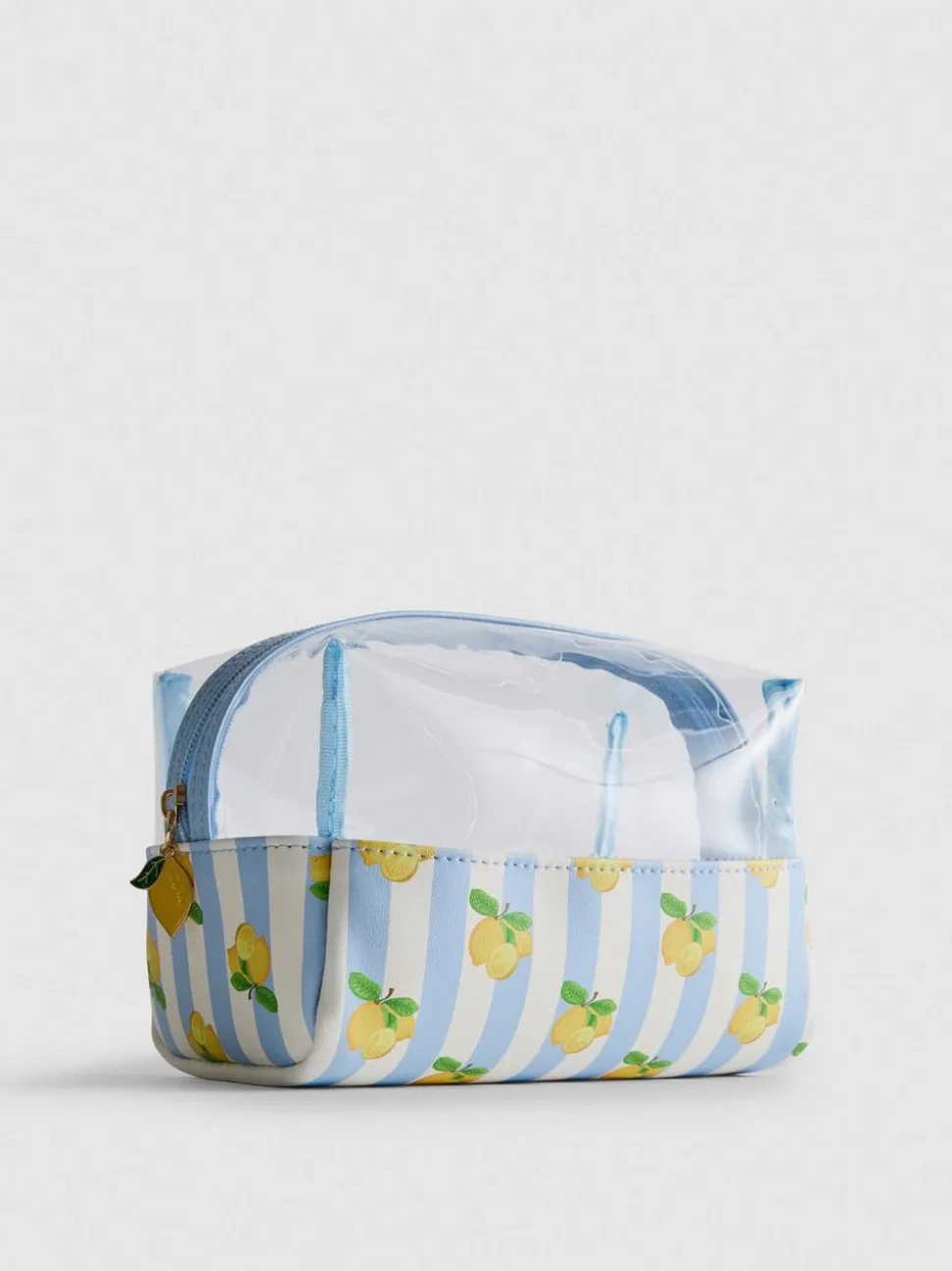 Make-up-Tasche mit Zitronen-Print