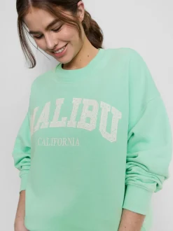 „Malibu“ Oversized-Sweatshirt mit hohem Baumwollanteil