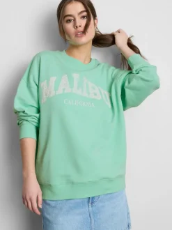 „Malibu“ Oversized-Sweatshirt mit hohem Baumwollanteil