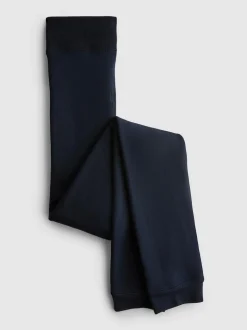Marineblaue Samt-Leggings, 1er-Pack