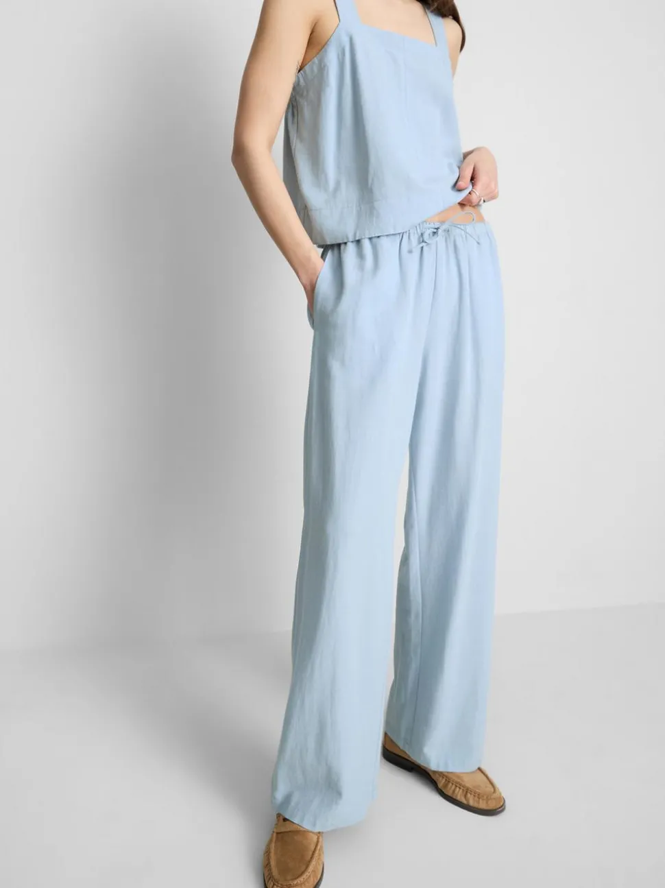 Marlene-Hose aus Baumwollmischung