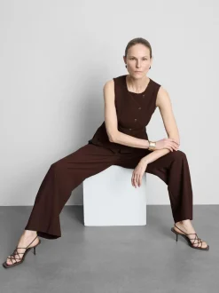 Marlene-Hose aus Baumwollmischung