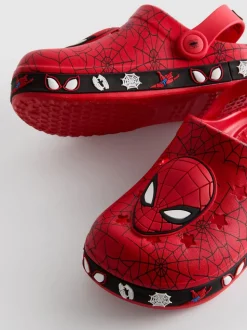 „Marvel Spider-Man“ Clogs mit leuchtender Sohle
