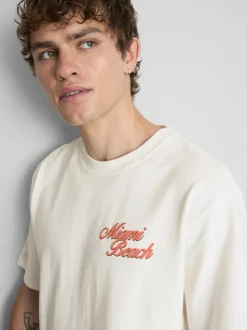 „Miami Beach“ T-Shirt mit Grafik