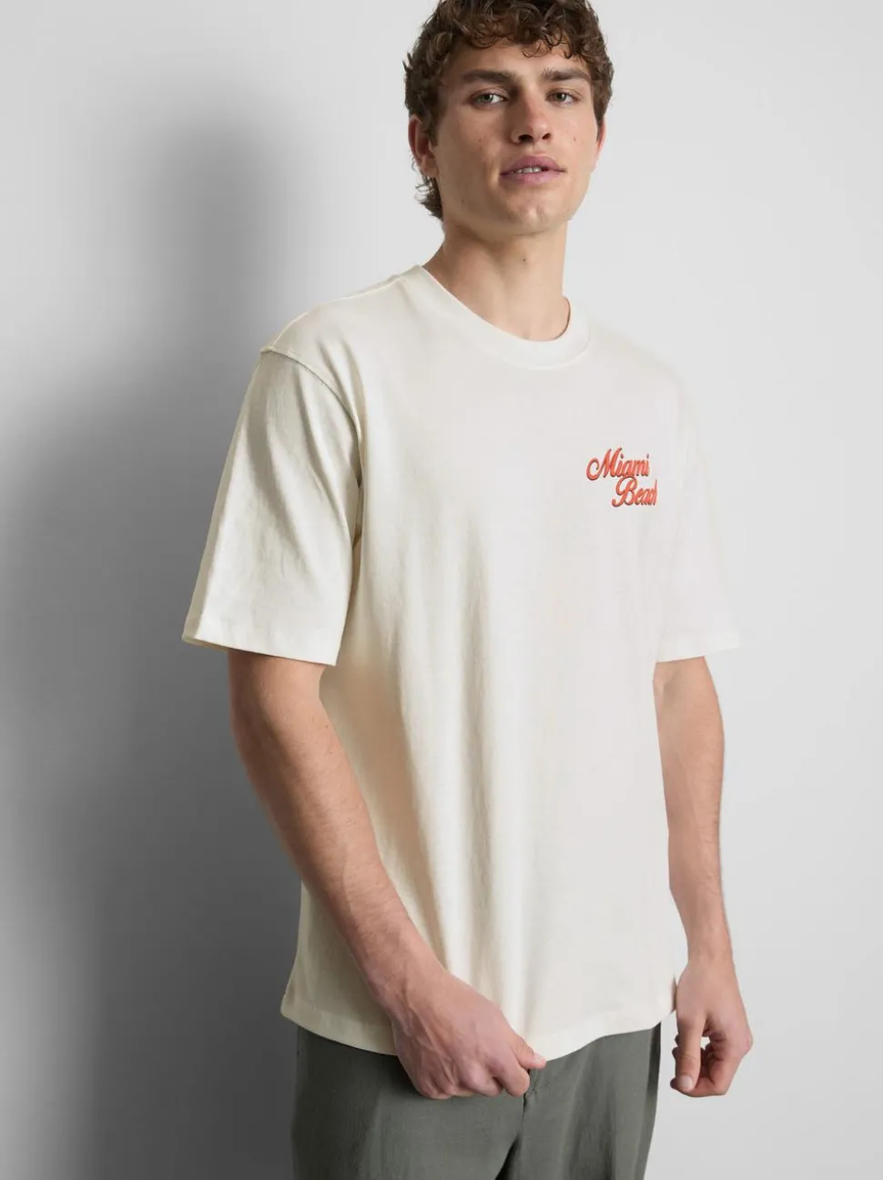 „Miami Beach“ T-Shirt mit Grafik