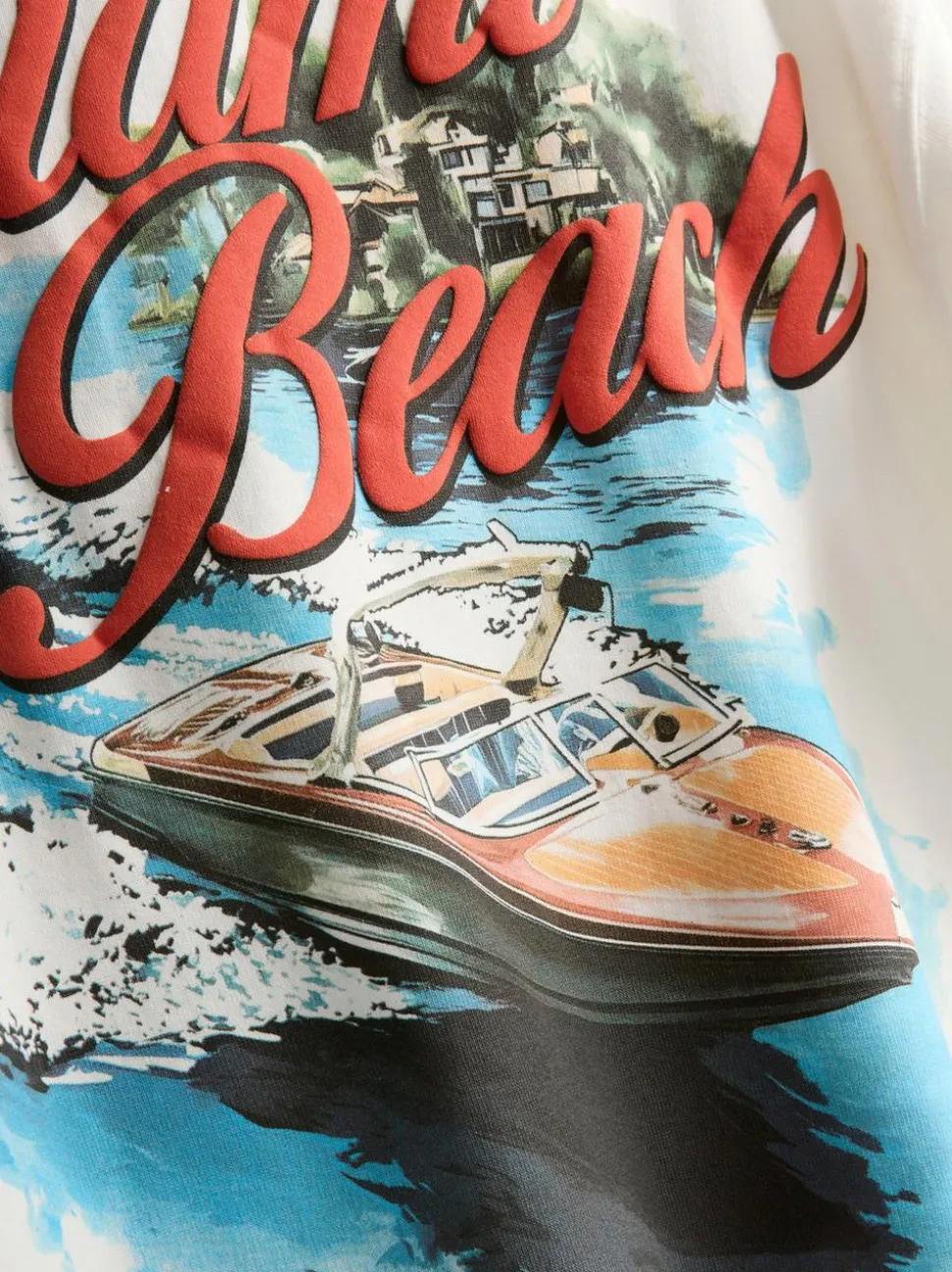 „Miami Beach“ T-Shirt mit Grafik