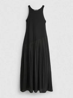 Midikleid mit tiefer Taille
