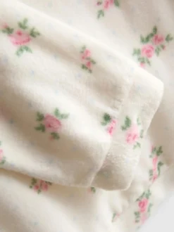 Mikrofleece-Schlafanzug mit Sweatshirt