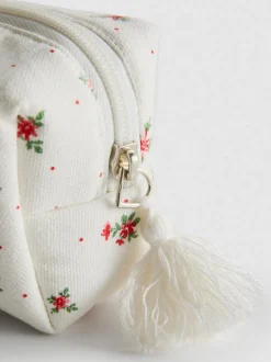 Mini Make-Up-Tasche aus Canvas