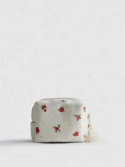 Mini Make-Up-Tasche aus Canvas