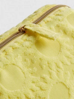 Mini-Make-up-Tasche aus Frottee mit Sonnenmuster