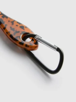 Mini-Reisepaddelbürste mit Animalprint
