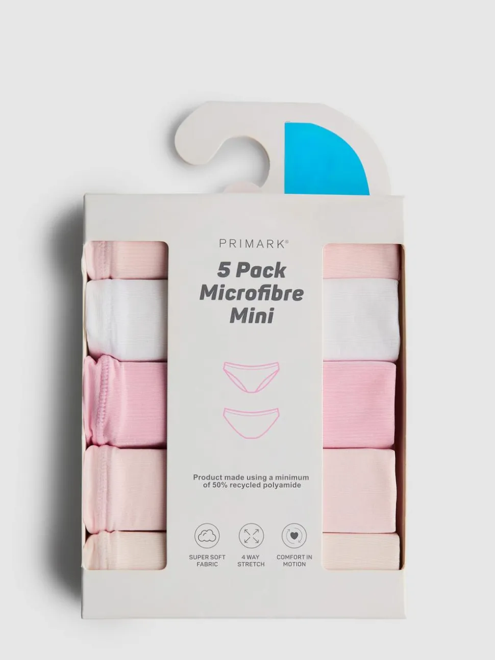 Minislips aus Mikrofaser, 5er-Pack