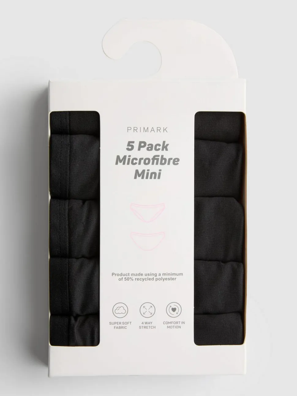 Minislips aus Mikrofaser, 5er-Pack