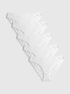 Minislips aus reiner Baumwolle, 5er-Pack