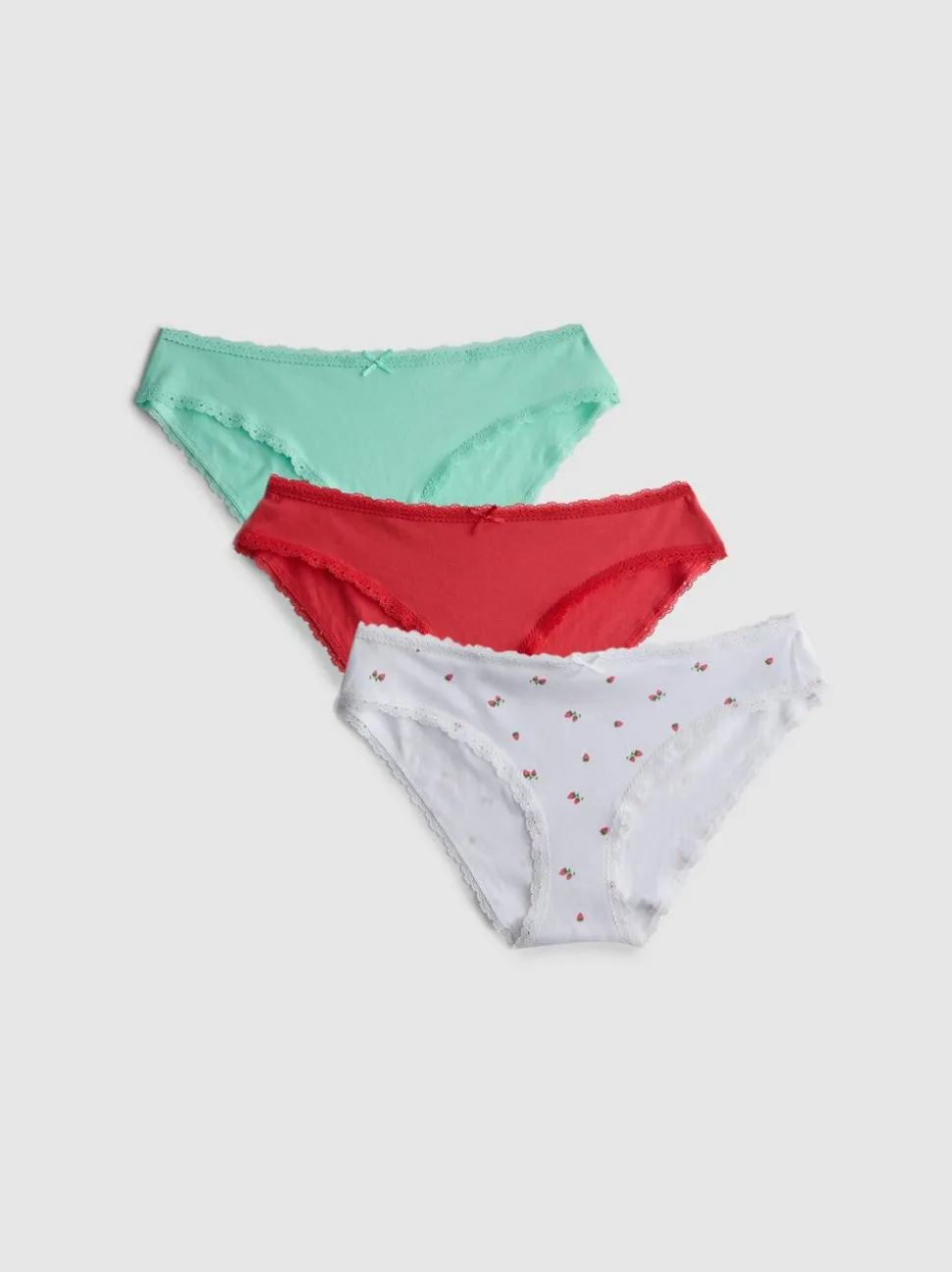 Minislips mit hohem Baumwollanteil, 3er-Pack