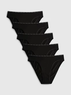 Mini-Slips mit hohem Baumwollanteil, 5er-Pack