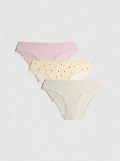 Minislips mit hohem Baumwollanteil, 3er-Pack
