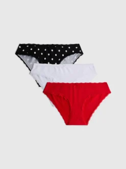Minislips mit hohem Baumwollanteil, 3er-Pack