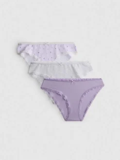 Minislips mit hohem Baumwollanteil, 3er-Pack