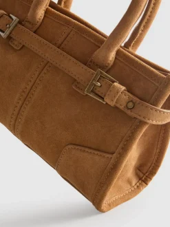 Mini-Tragetasche aus Leder