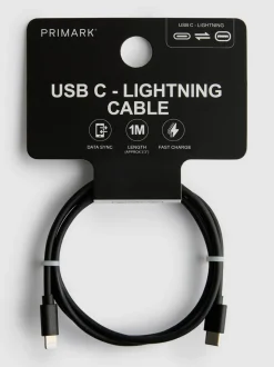 1 m Lightning auf USB C-Kabel