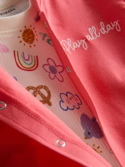 0–18 Monate | Bekleidungsset für Neugeborene mit Muster, 3-teilig