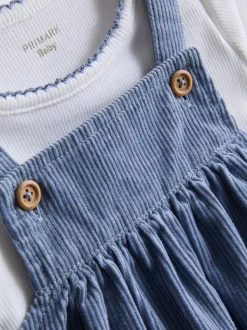 0–18 Monate | Body und Cord-Trägerkleid für Neugeborene im Set