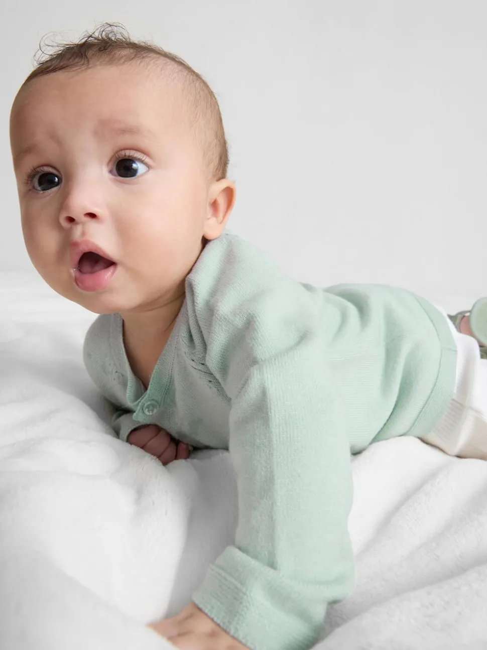 0–18 Monate | Cardigan mit Knopfleiste für Neugeborene