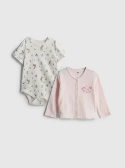 0–18 Monate | „Disney Bambi“ Body und Cardigan für Neugeborene