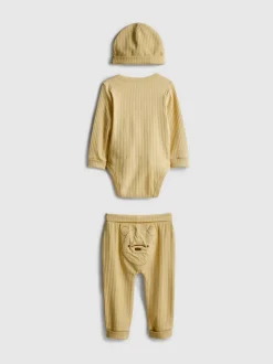 0–18 Monate | „Disney Winnie Puuh“ Bekleidungsset für Neugeborene, 3-teilig