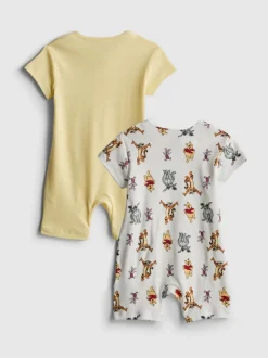 0–24 Monate | „Disney Winnie Puuh“ Strampler, 2er-Pack