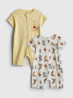 0–24 Monate | „Disney Winnie Puuh“ Strampler, 2er-Pack