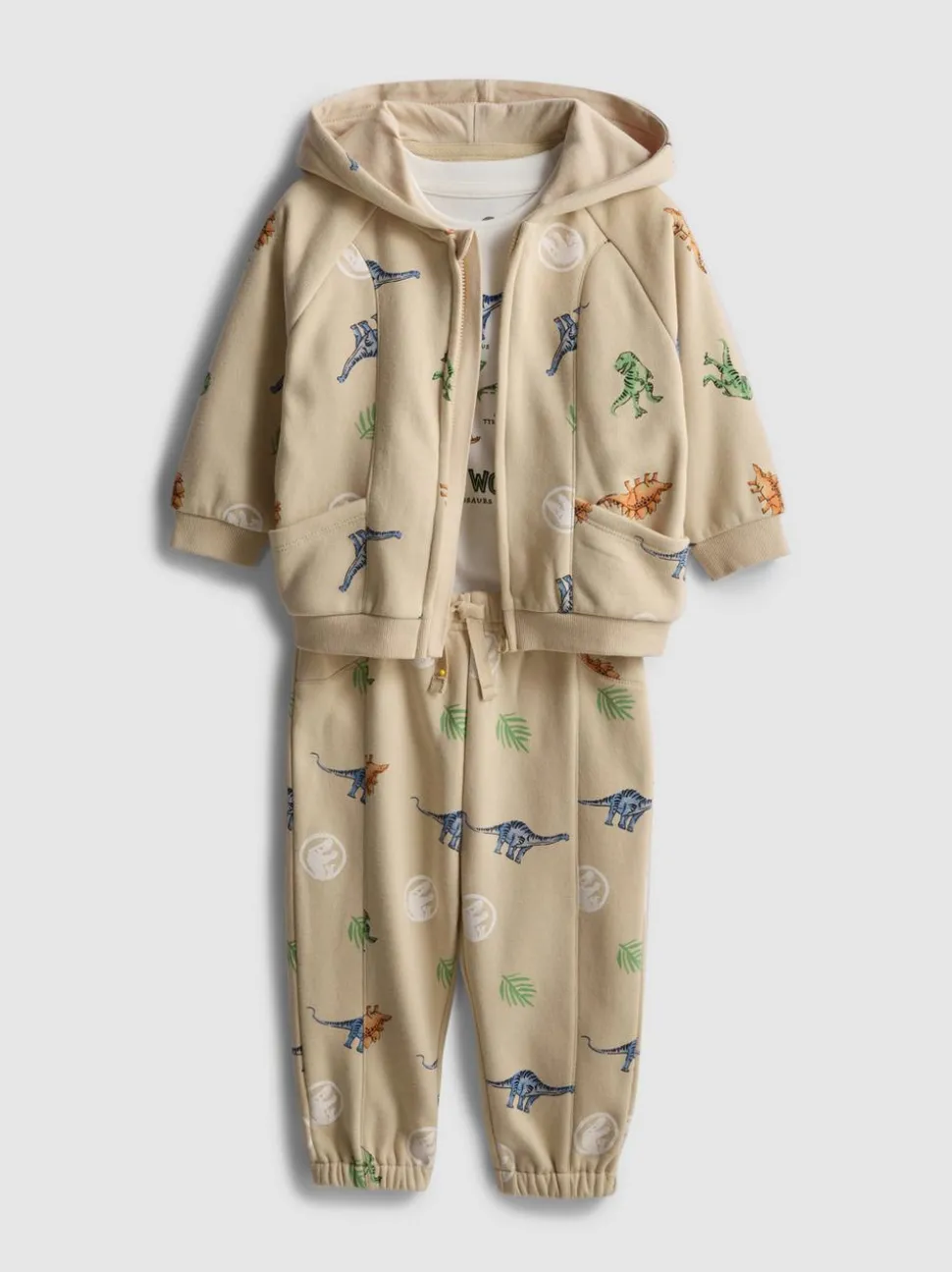 0–36 Monate | „Jurassic World“ T-Shirt, Hoodie und Jogginghose