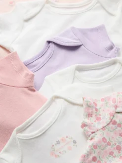 0–36 Monate | Kurzärmelige Bodys, 7er-Pack