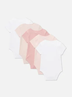 0–36 Monate | Kurzärmelige Bodys, 5er-Pack