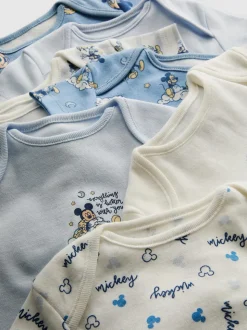 0–36 Monate | Kurzärmelige „Disney Micky Maus“ Bodys, 7er-Pack