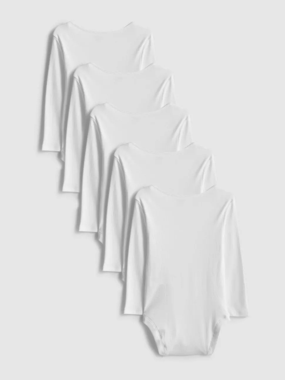 0-36 Monate | Langärmelige Bodysuits, 5er-Pack