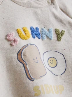 0–18 Monate | Sweatshirt und Jogginghose mit Bündchen für Neugeborene