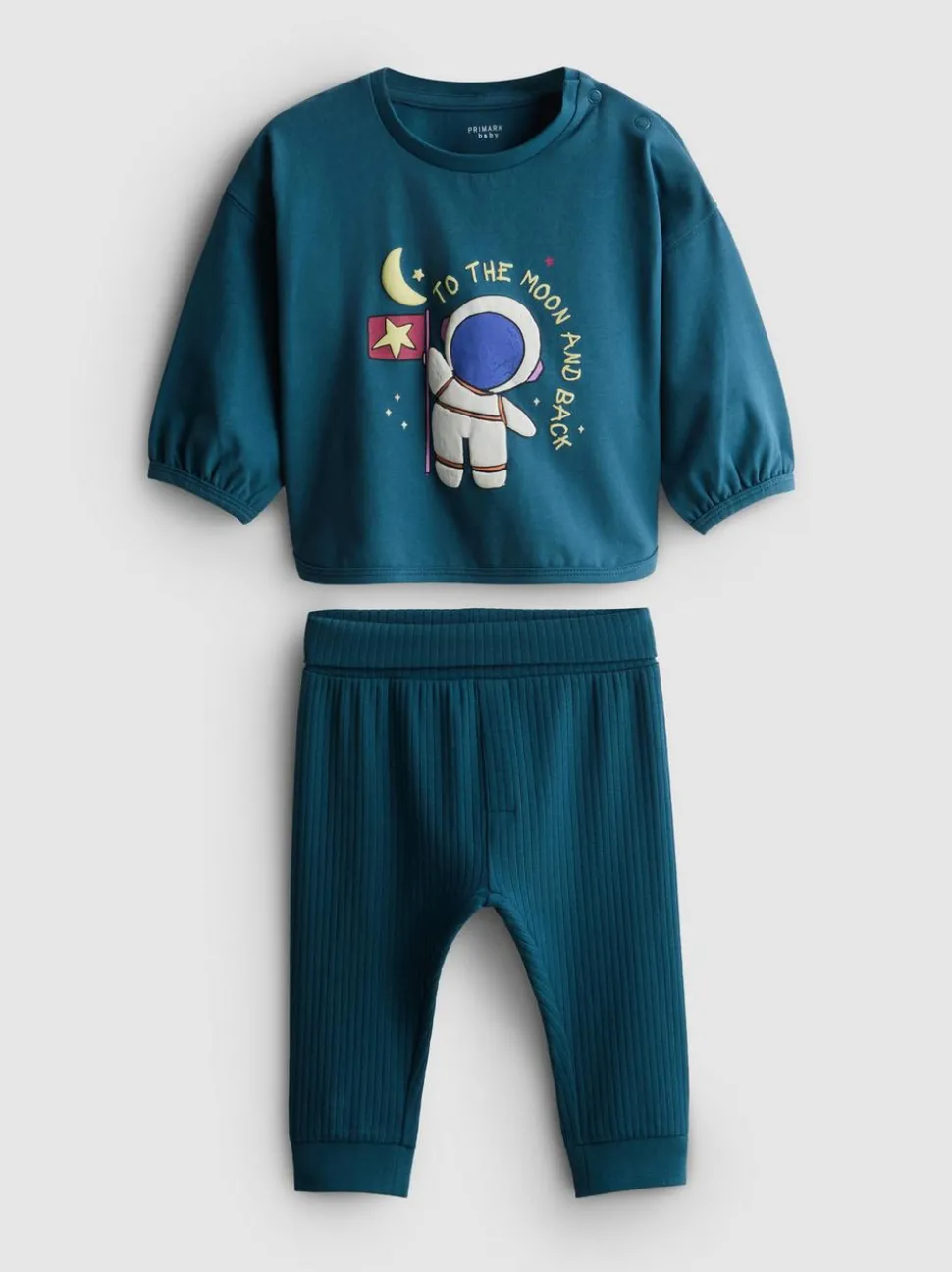 0–18 Monate | Sweatshirt und Leggings mit hohem Baumwollanteil für Neugeborene im Set