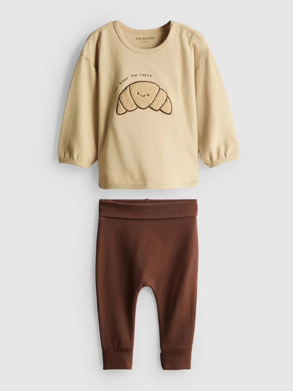 0–18 Monate | Sweatshirt und Leggings mit hohem Baumwollanteil für Neugeborene im Set